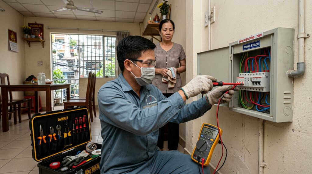 Thợ Sửa Điện Nước Tận Nơi TPHCM