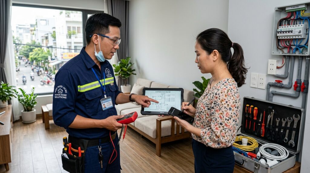 Thợ Sửa Điện Nước Tại Nhà TPHCM