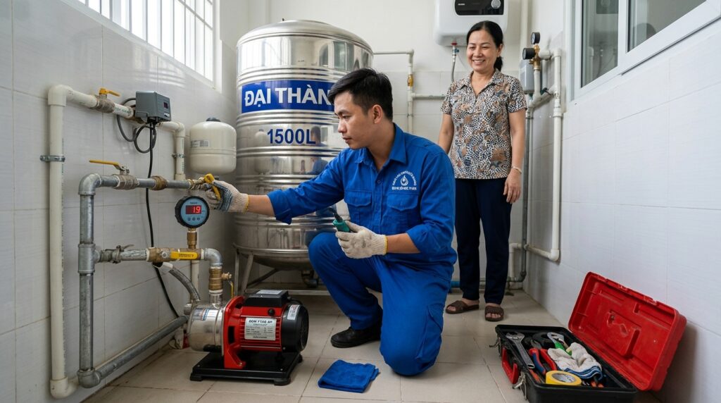 Sửa Máy Bơm Nước Gia Đình TPHCM