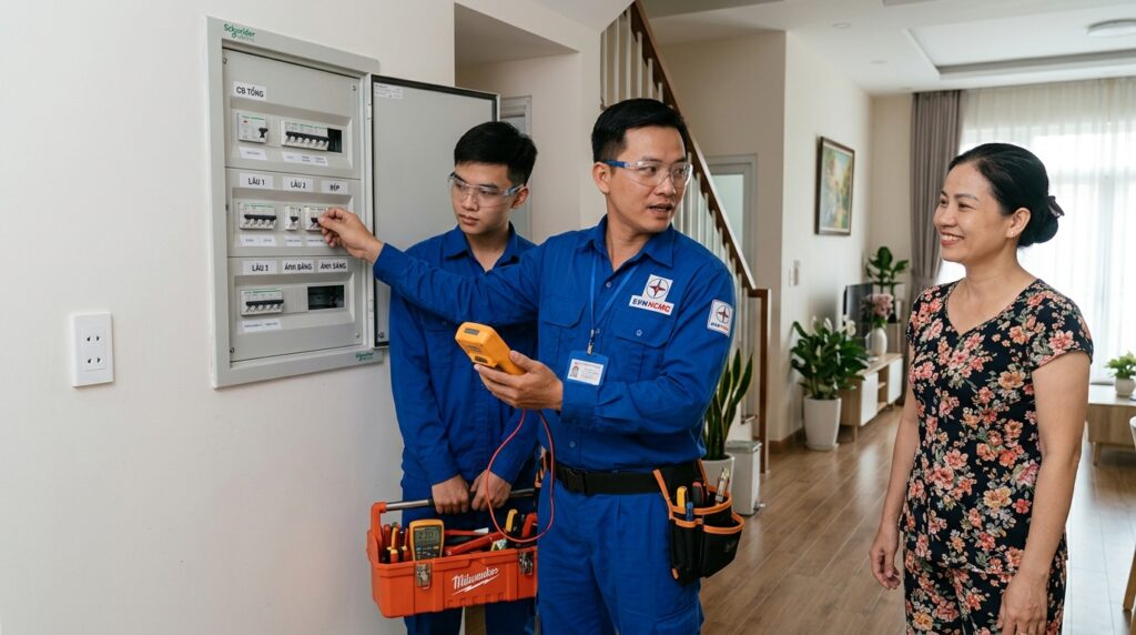 Sửa Ổ Cắm Điện Bị Cháy Tại TPHCM