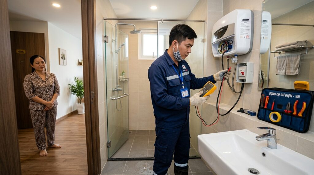 Kiểm Tra Rò Điện Bằng Thiết Bị Chuyên Dụng TPHCM