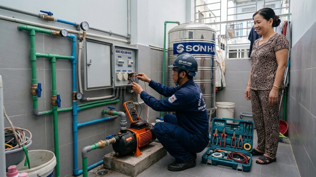 Sửa Máy Bơm Nước Gia Đình TPHCM
