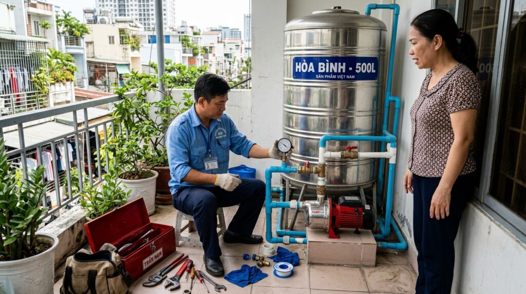 Thông Nghẹt Đường Nước Sinh Hoạt Tại Nhà TPHCM