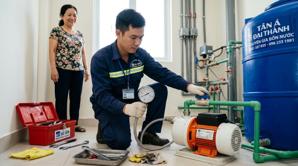 Sửa Máy Bơm Nước Gia Đình TPHCM