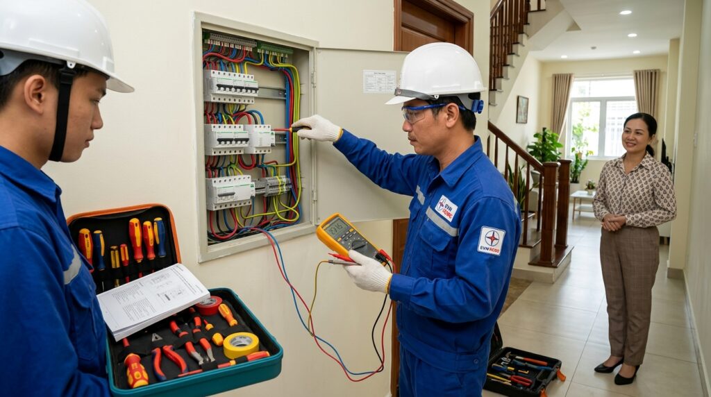 Sửa Chập Điện Âm Tường Tại TPHCM