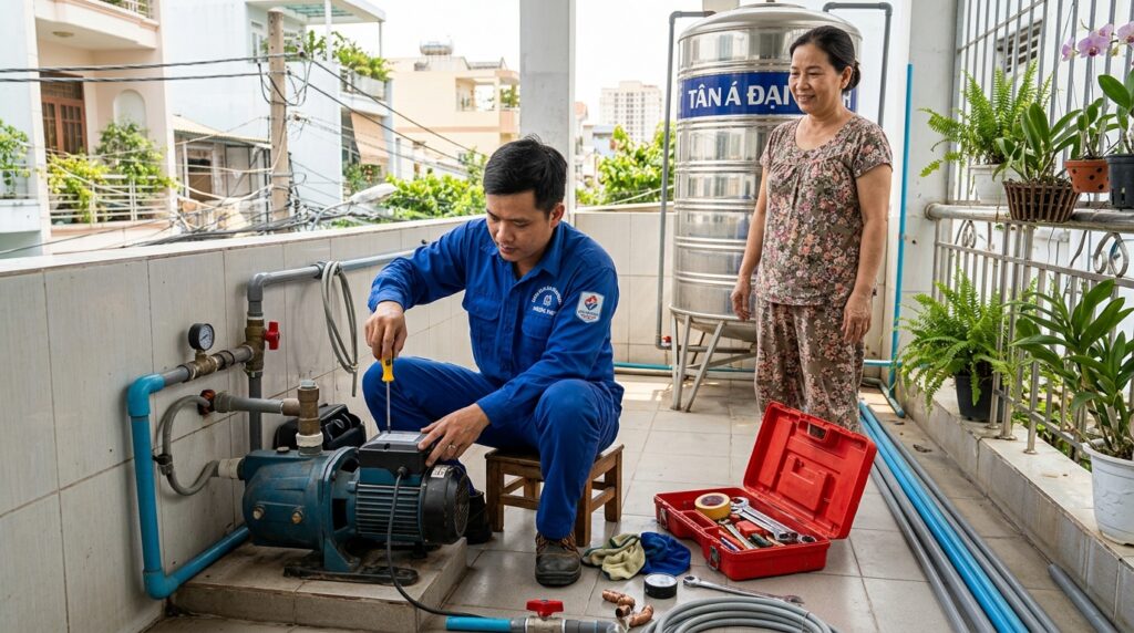 Sửa Máy Bơm Nước Gia Đình TPHCM