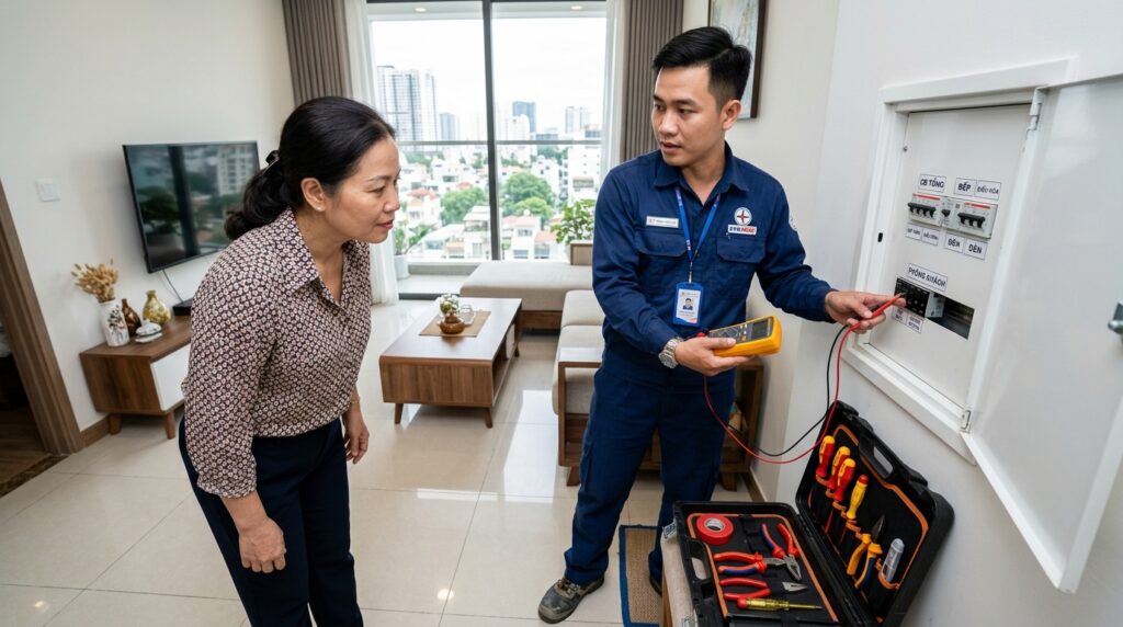 Sửa Điện Nước Chung Cư TPHCM