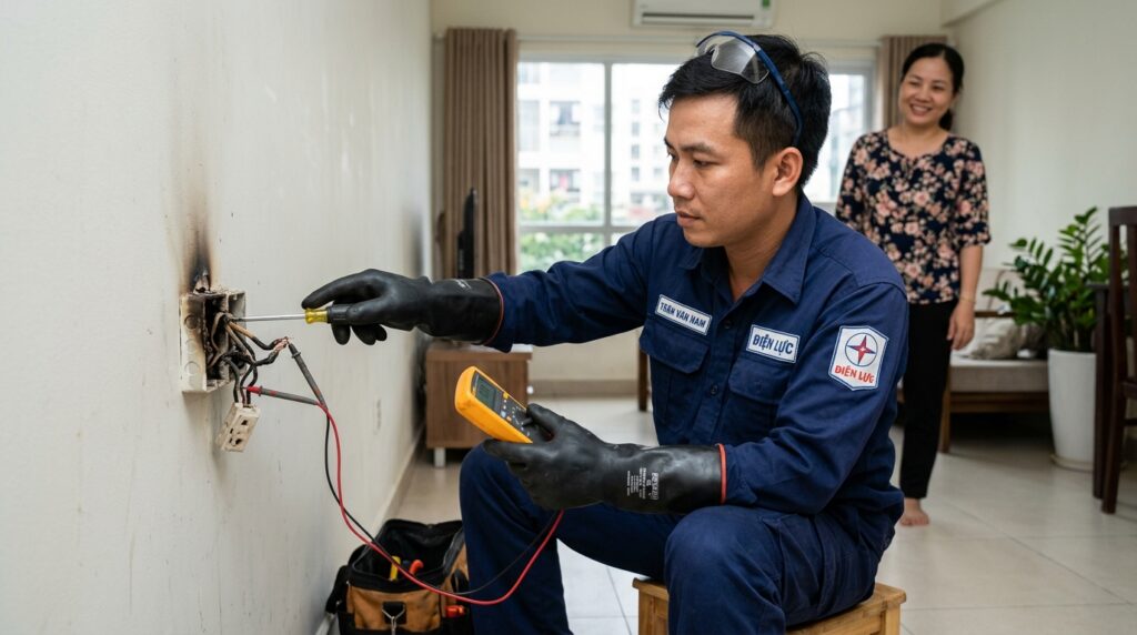 Sửa Điện Chập Tại Nhà TPHCM